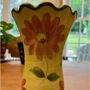 Favanol Hand Painted Vase From Portugal.